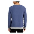 thumbnail image 2 of CLUBROOM Chandail-Over Classique à Manches Longues Col Rond Motif Surélevé Marine pour Hommes G, 2 of 3