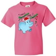 thumbnail image 3 of Inktastic I Want a Hippopotamus for Christmas Hippo in Santa Hat Youth T-Shirt, 3 of 5
