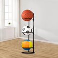 thumbnail image 4 of Étagère de Rangement Verticale à 3 Niveaux pour Balles de Basketball pour Enfants, 4 of 9