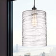 thumbnail image 2 of 516-1P-BK-G1113-L Innovations Lighting Cobbleskill - 1 Light Large Mini Pendant In Art Nouveau Style-14 Inches Tall and 9 Inches Wide-Matte Black, 2 of 2