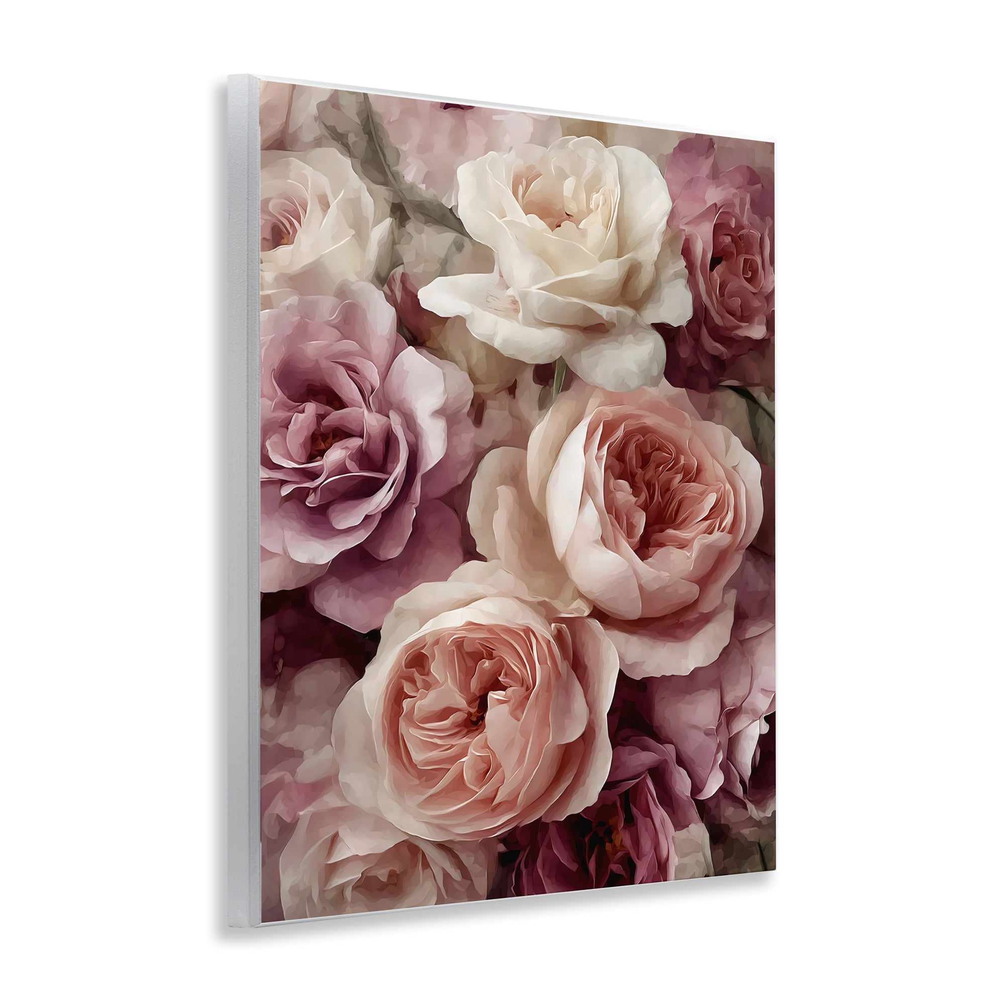 Stupell Industries Sweet Roses in Blush Pink Wall Plaque Art, design by Franklyn Gregory