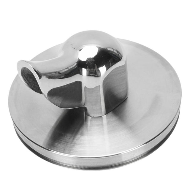 304 Stainless Steel Coffee Portafilter Spout, 54mm Bottomless To Spouted Coffee Machine Portafilter Spout with O Rings, Ensures Even Water Distribution, Fits Most Espresso