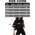 thumbnail image 7 of Kalolary Oversized Workout Shirts for Women, Short Sleeve Crop Tops, Casual Basic Cotton Athletic T-Shirts for Yoga, Running, and Everyday Wear, 7 of 7