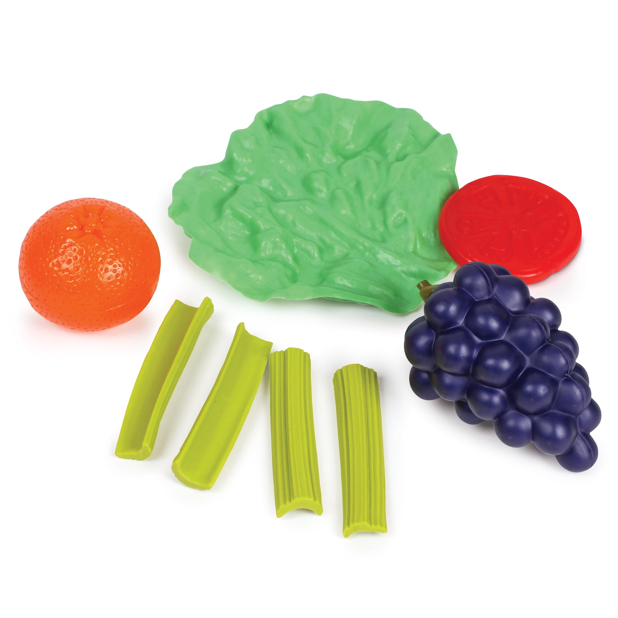 Learning Resources Pretend and Play Healthy Lunch Play Food Basket Set, 18 Pieces, Ages 3+
