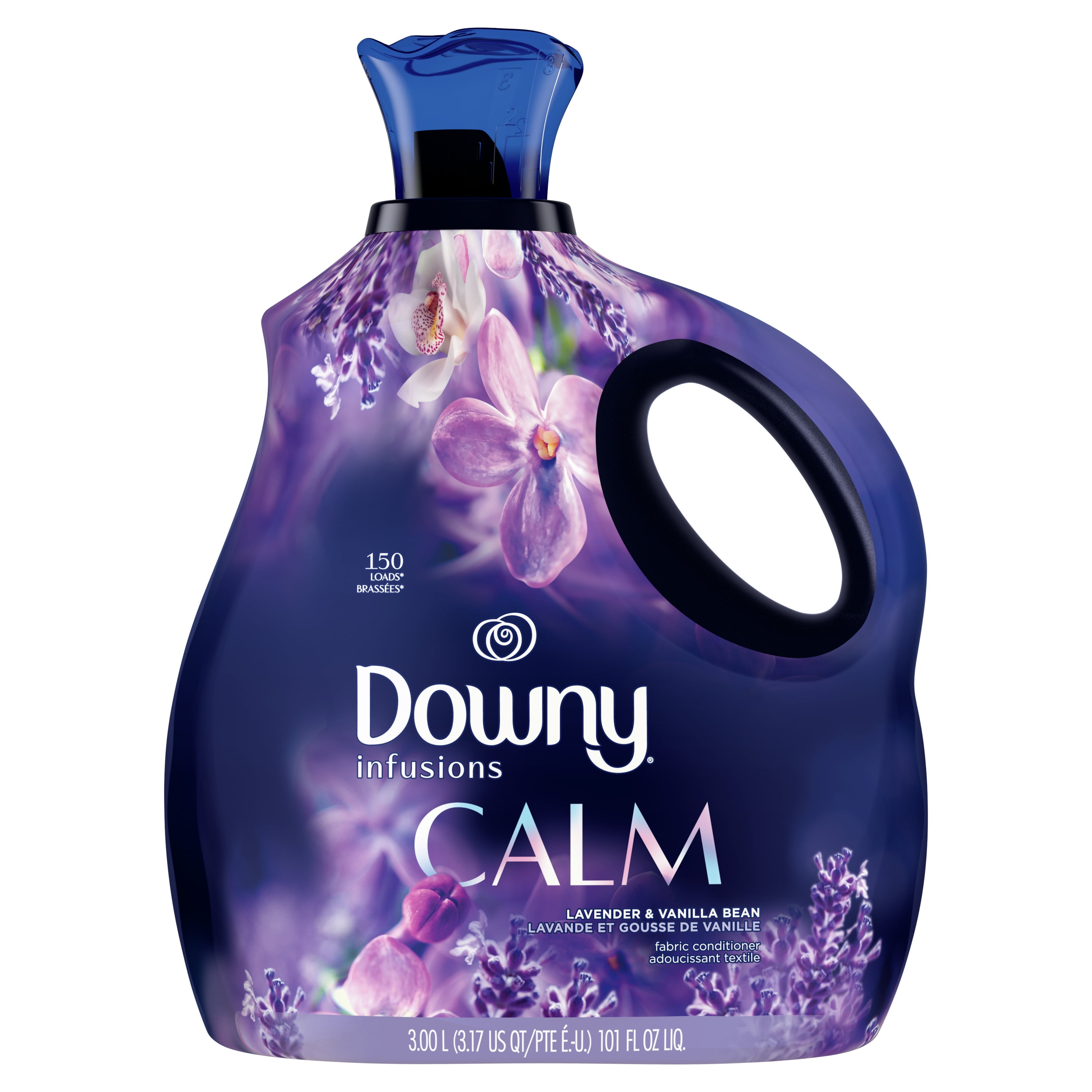 Downy Infusions Liquid Fabric Softener, Calm, Lavender & Vanilla Bean, 101  fl oz - Walmart.com