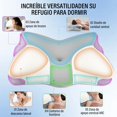 thumbnail image 4 of Almohada Cervical, Almohada Memory Foam Espuma Almohada Ortopedica Ergonomica 2 en 1 Que Alivia el Dolor de Cuello y Brinda Soporte Contorneado para Personas Que Duermen de Lado, 4 of 6