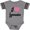 Football Heather and Smoke, variant on Inktastic I Love Gymnastics Girls Baby Bodysuit