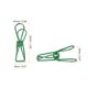 thumbnail image 2 of Uxcell Clips de alambre metálico pequeños de 1" multiusos, abrazaderas para bolsas, verdes, 25 unidades, 2 of 5