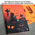 thumbnail image 2 of yingyy Happy Halloween Banner Scary Celebration Polyester Hanging Streamer Horror Bat Pull Flag Party Garden Home Sign Type 2, 2 of 6