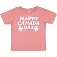 thumbnail image 3 of Inktastic Happy Canada Day with Distressed Maple Leaves Boys or Girls Baby T-Shirt, 3 of 5
