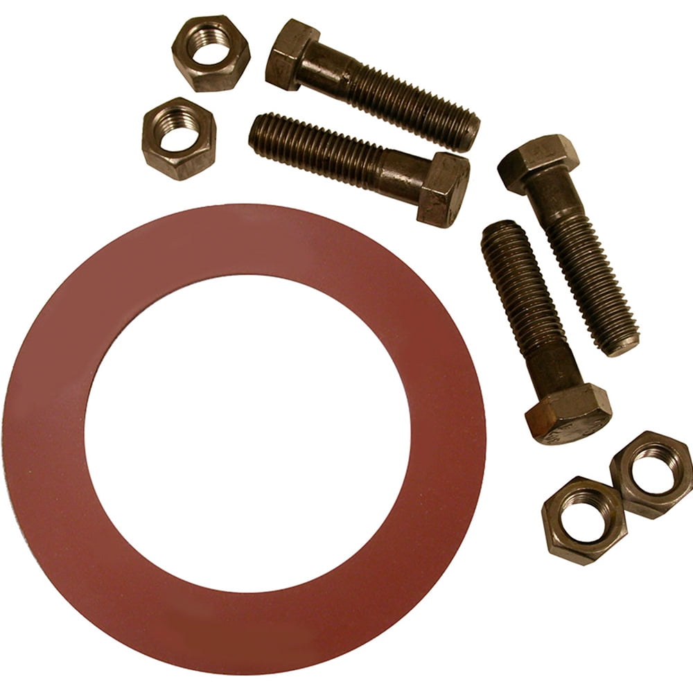 3" Red Rubber Ring Gasket Kit, 5/8" x 3" Bolt Size,PartNo G52103