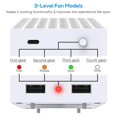 thumbnail image 5 of Cooling Fan for Game Console, Heat Dissipation, Adjustable Speed, Upgraded Cooling Fan with USB Port for Xbox Series S, 5 of 5