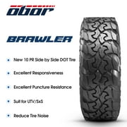 OBOR Brawler 30x10R14 30x10x14 UTV Tires Off-Road 10 Ply Front/Rear Tires for UTV SxS