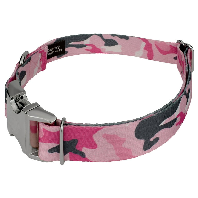 Pink camo hotsell dog collar walmart