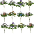 thumbnail image 4 of Artificial Butterfly Flower 11.4 Inch 3D Printed Flower Arrangement Realistic Simulation Wedding Aisle Stage Decor Valentine decorations indoor, 4 of 6