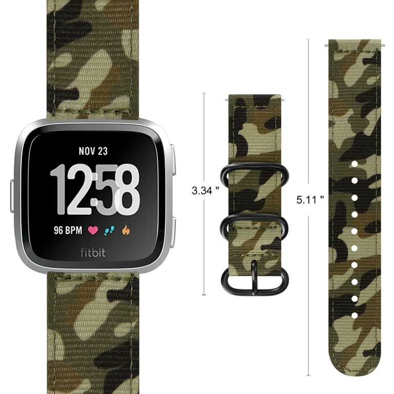 Fitbit versa camo band sale