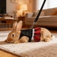 thumbnail image 3 of RKSTN Polyester traction rope harness Rabbits Leash And Strap Set Pet Traction Rope And Vests Strap Suitable For Rabbits pet supplies, 3 of 5