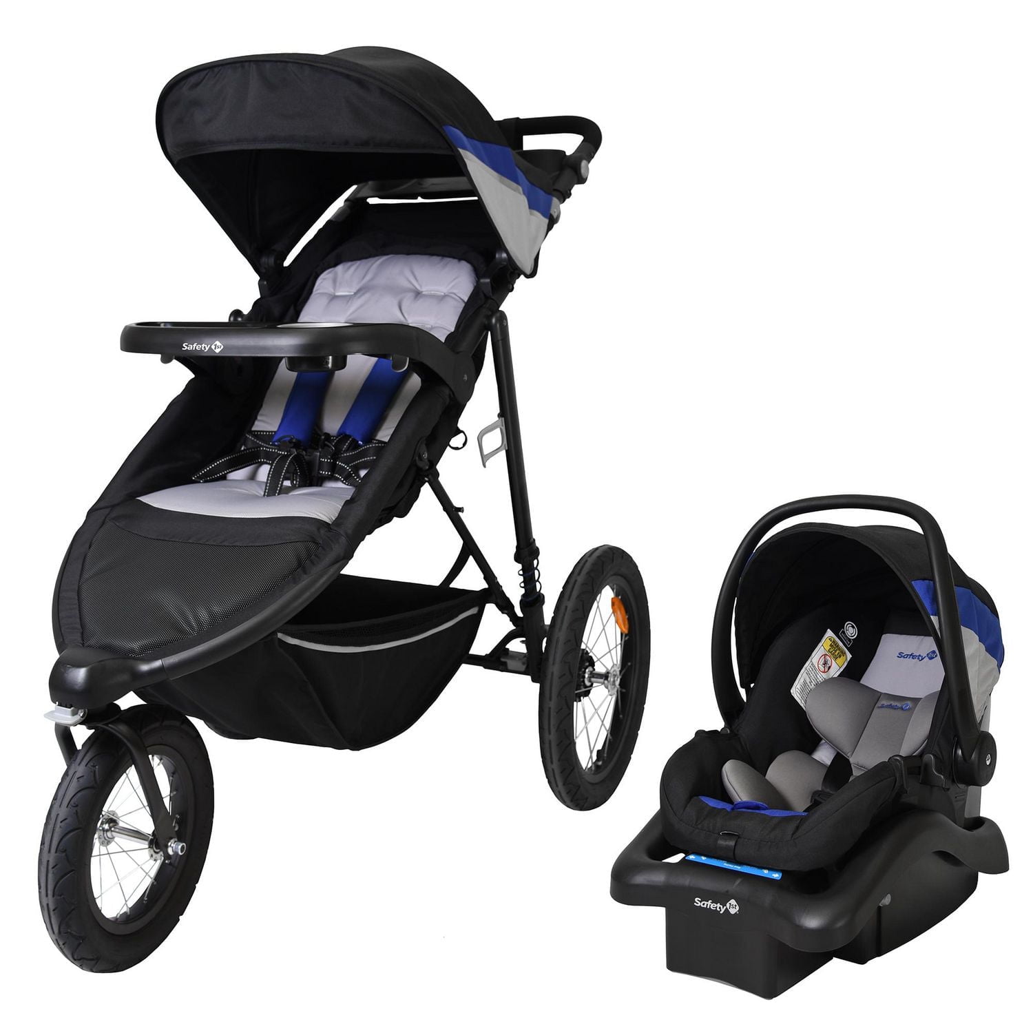 Safety 1st Interval Jogger Travel System - Grey Gravity