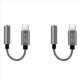 thumbnail image 1 of 2X Adaptador DAC de Conector de Auriculares USB Type C A 3,5 mm 32 Bits 384 KHz Realtek ALC5686 USB A 3,5 mm para Teléfono Inteligente (Gris), 1 of 4
