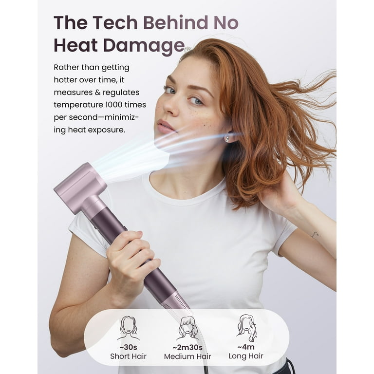 5 in 1 Hot Air Styler, Dual Voltage Hair Dryer Brush for Travel 