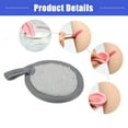 thumbnail image 4 of Vocoste Soft Flannel Pads Reusable Makeup Remover Pads Facial Cleansing Pad for Most Skin Types Gray 3 Pcs, 4 of 6