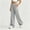 Gray, variant on Eltusu Girls Sweatpants, Sports Drawstring Solid Color Straight Legs Pants with Pockets Pink Size 10-12 T