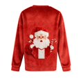 thumbnail image 5 of Christmas Sweatshirt for Women Fleece Lined Long Sleeve Crewneck Pullover Top Multicolor M, 5 of 5