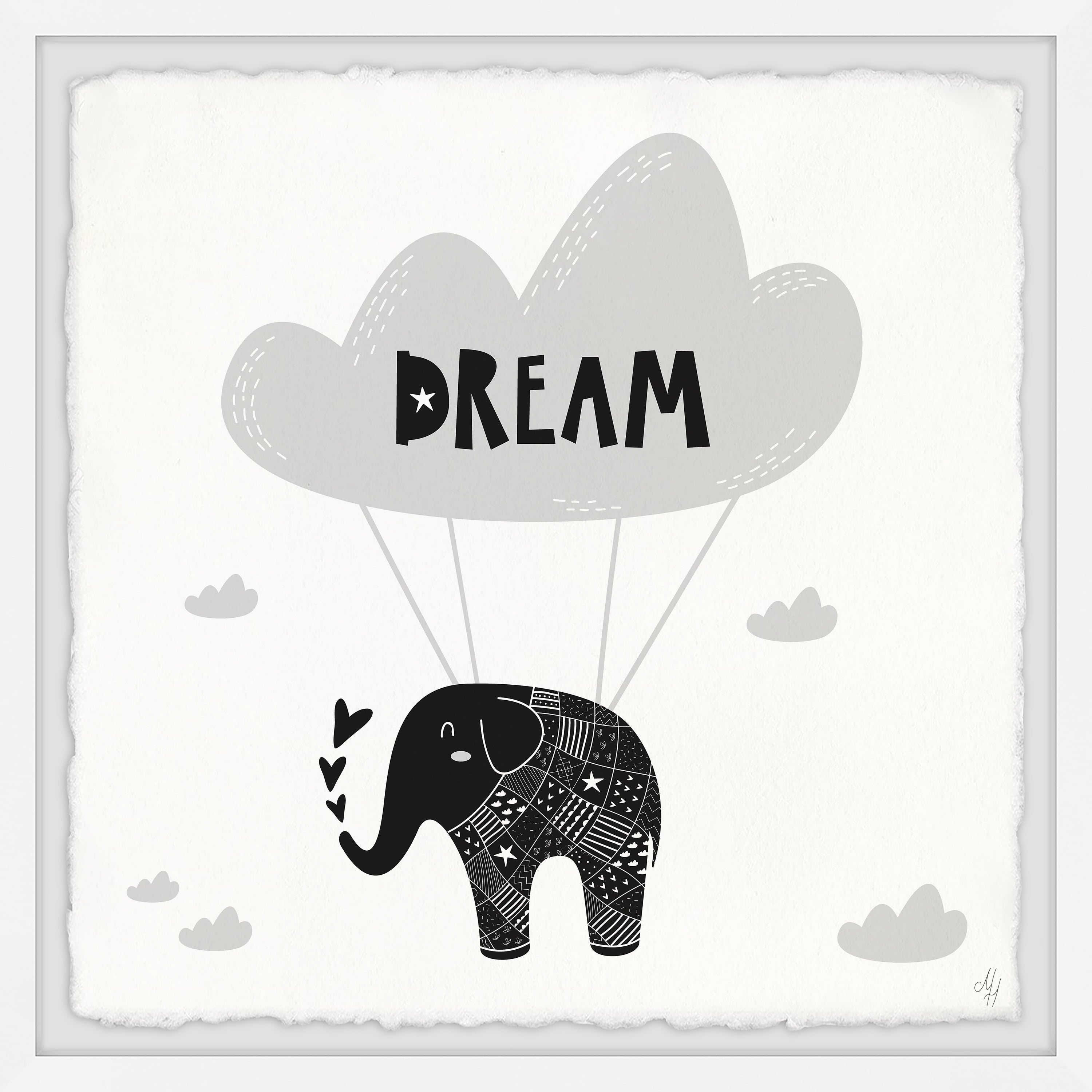 Marmont Hill Elephants Dream Framed Wall Art