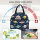 thumbnail image 4 of Fotbe Planets and Stars Bolsa de Almuerzo con Estampado, Lonchera Aislada, Contenedores de Comida Reutilizables Tipo Cooler a Prueba de Fugas, 4 of 7