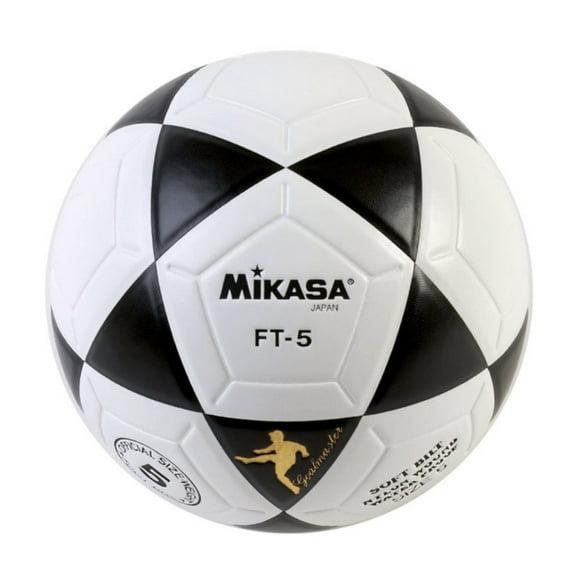 Balón de fútbol Mikasa FT5 Goal Master talla 5 negro/blanco