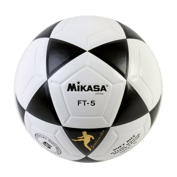 Balón de fútbol Mikasa FT5 Goal Master talla 5 negro/blanco