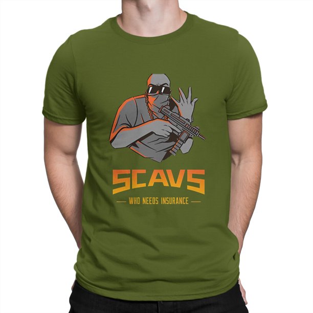 Camiseta de Escape From Tarkov para hombre, camiseta de moda Scavs, sudaderas Harajuku, estilo hipster