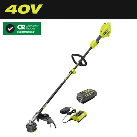 40V 15 in. Expand-It Cordless Battery Attachment Capable String Trimmer with 4.0 Ah Battery and Charger