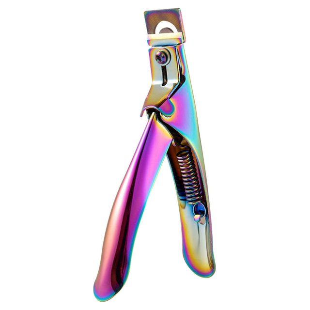 French U-Shaped Nail Clipper Titanium Precise Easy Cutting Ultra-Sharp Stainless Steel Blade Long Lifespan Manicure Trimmer