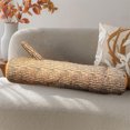 thumbnail image 5 of Polyester Throw Pillow Realistic Tree Stump Body Pillow Long Narrow Faux Wood Log Bolster Pillow for Couch Sofa Bedroom Living Room Home Decor(Brown,1Pcs,90cm) Rkxzt, 5 of 8