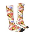 thumbnail image 3 of Bingfone Compression Socks For Women And Men Long Socks For Running Athletic Cycling Nurse-Flowers And Birds Watercolor, 3 of 9
