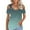 Army Green, variant on Giftesty Blouses for Women Dressy Casual Women Summer Sexy T- Shirt Cold Shoulder Pullover Blouse V-Neck Short Sleeve Solid Tops