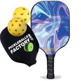 thumbnail image 1 of Pickleball Factory PB00031-11-G Usapa Pickleball Paddles - Blue Ripples Pickleball Rackets Near Me, Professional Pickleball Players Pickleball Spin, Glassfiber Graphite, 1 of 1