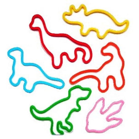 Silly Bandz Dinosaurs Bracelets 48 count