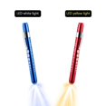 thumbnail image 2 of Antorcha de diagnóstico médico de 2 piezas, antorcha de diagnóstico de enfermera, luz LED reutilizable, luz LED médica para enfermero practicante con clip de bolsillo (rojo y azul), 2 of 5