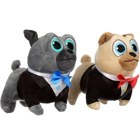 Puppy Dog Pals Bingo and Rolly Small Bean Plush Stuffed Animal, Officially Licensed Kids Toys for Ages 3 Up, Gifts and Presents