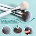 thumbnail image 4 of Set de brochas de maquillaje Bueart Design, 26 unidades, con pelo de cabra auténtico, 4 of 6