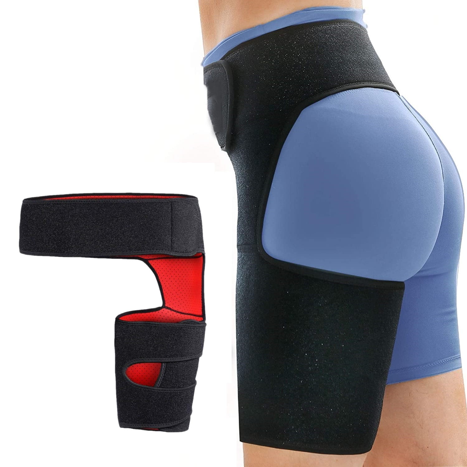 Aptoco Hip Brace for Hip Pain Groin Support Brace for Women Men Sciatica  Pain Relief, Compression Brace for Pulled Muscles, Gifts for Her