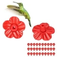 thumbnail image 4 of Hummingbird Feeder Flowers, Bird Feeder Replacement Flowers Replaceable  For Home Red, 4 of 8