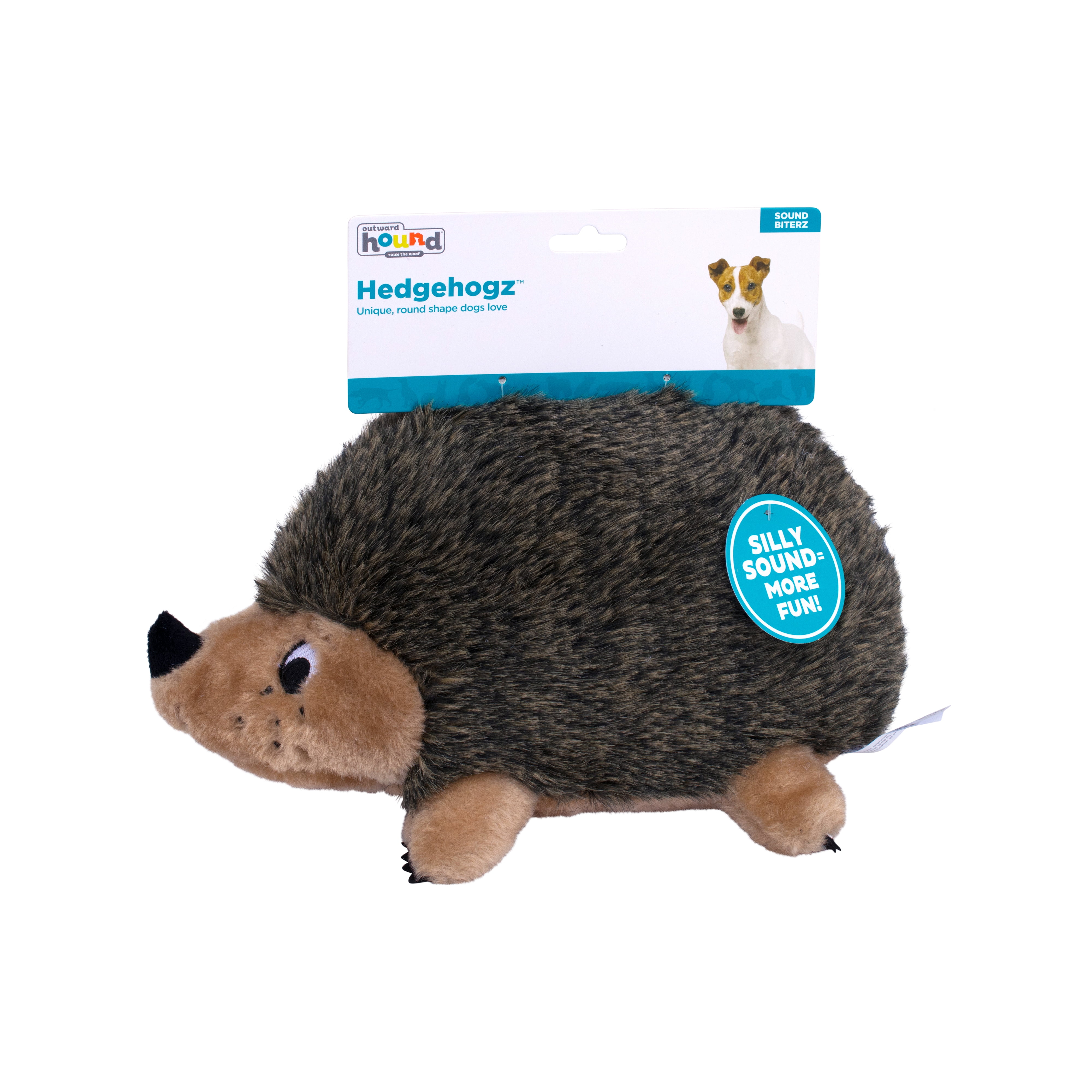 Grunting hedgehog dog toy deals