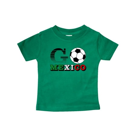 

Inktastic Go Mexico- Soccer Football Gift Baby Boy or Baby Girl T-Shirt