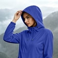 thumbnail image 5 of Sheghy Womens Hooded Waterproof Zip‑Up Raincoat‑Style Windbreaker for Everyday Urban Wear, 5 of 6