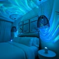 thumbnail image 2 of BlissLights Velarus - LED Spiral Aurora Projector, WiFi App, Northern Lights Galaxy, Home Theater and Night Light Gift, 2 of 8