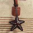 thumbnail image 3 of Keychain Pendant, Hand-Stitched Rivets Imitation Leather Star Shape Bag Charm Keys Suitcases Accessory, 3 of 8
