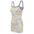 thumbnail image 5 of Ladies Elegant Sling Sleeveless Sexy Dress rose, 5 of 6
